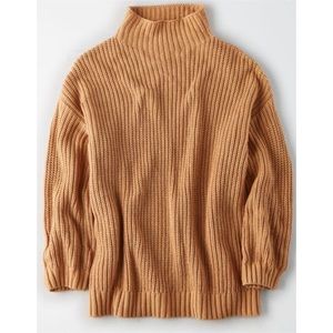 Oversized mock neck sweater